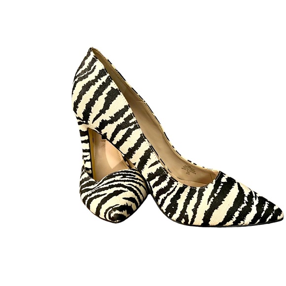 Nine West Shoes New Womans Tatiana Designer Zebra Print Pumps By